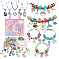 088352 KORALIKI ZESTAW DO ROBIENIA BRANSOLETEK CHARMS