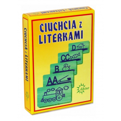 272274 ABINO GRA EDUKACYJNA CIUCHCIA Z LITERKAMI LITERY