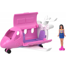 HYF40 BARBIELAND MINI BARBIE LALKA + SAMOLOT
