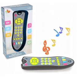 723117 EDUKACYJNY PILOT TV DO TELEWIZORA Z DŹWIĘKIEM