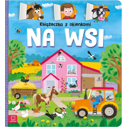 132625 KSIĄŻECZKA Z OKIENKAMI NA WSI ZWIERZĘTA