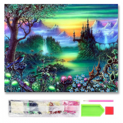 069603 DIAMENTOWA MOZAIKA 40x30 TAJEMNICZA KRAINA