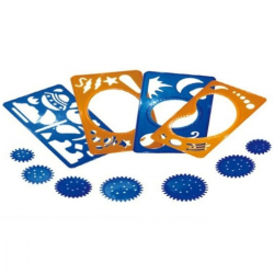 471112 ZESTAW ARTYSTYCZNY SPIROGRAF SZABLONY DO RYSOWANIA
