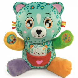 509355 CLEMENTONI BABY TROSKLIWA MAMA CZITA MASKOTKA TYGRYSEK