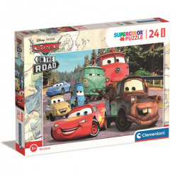 242399 CLEMENTONI PUZZLE CARS ON THE ROAD AUTA 24 EL