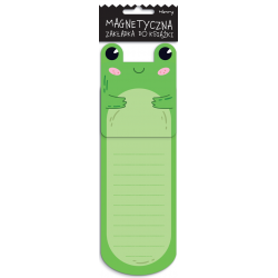 483976 ZAKŁADKA DO KSIĄŻKI MAGNETYCZNA ŻABA