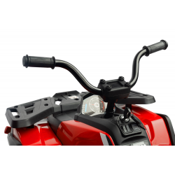 396927 TERRA POJAZD NA AKUMULATOR QUAD MOCNY NAPĘD 4X4 PILOT CZERWONY
