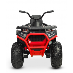396927 TERRA POJAZD NA AKUMULATOR QUAD MOCNY NAPĘD 4X4 PILOT CZERWONY