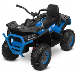 396897 TERRA POJAZD NA AKUMULATOR QUAD MOCNY NAPĘD 4X4 PILOT NIEBIESKI