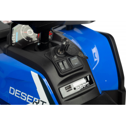 396897 TERRA POJAZD NA AKUMULATOR QUAD MOCNY NAPĘD 4X4 PILOT NIEBIESKI