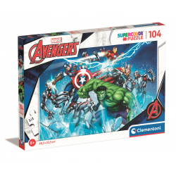257447 CCLEMENTONI PUZZLE AVENGERS SUPER COLOR 104 EL