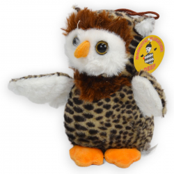 235556 MASKOTKA PLUSZAK SOWA SÓWKA DEEF 20CM