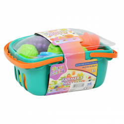 788795 ZESTAW PRODUKTY SPOŻYWCZE OWOCE WARZYWA W KOSZU