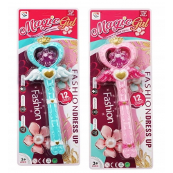 454477 MAGICZNA RÓŻDŻKA KSIĘŻNICZKI ŚWIECĄCA 2 KOLORY