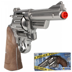 606701 GONHER METALOWY REWOLWER POLICYJNY PISTOLET NA SPŁONKĘ
