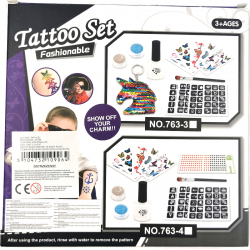109064 KREATYWNY ZESTAW DO ROBIENIA TATUAŻY TATUAŻ