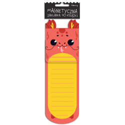 484003 ZAKŁADKA DO KSIĄŻKI MAGNETYCZNA SMOK NOTKA