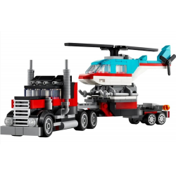 31146 LEGO CREATOR 3W1 CIĘŻARÓWKA Z PLATFORMĄ I HELIKOPTEREM