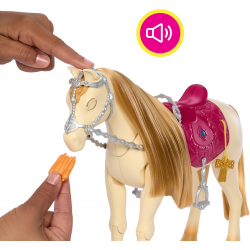 HXJ42 BARBIE KOŃ TAŃCZĄCY INTERAKTYWNY KONIK Z DŹWIĘKAMI