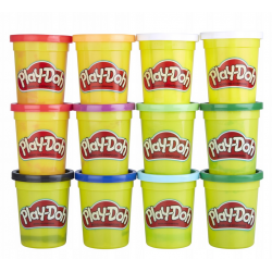 E4830 PLAY DOH MASA CIASTOLINA TUBA TUBKI 12 SZTUK