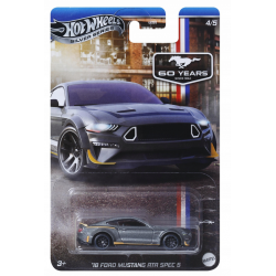 JBY53 HOT WHEELS  '18 FORD MUSTANG RTR SPEC 5 SILVER SERIERS