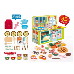 076840 LISCIANI MONTESSORI MAŁY KUCHARZ KUCHNIA Z MODELINĄ