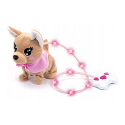 070250 CHI CHI LOVE PIESEK LOOMY Z PODŚWIETLANĄ SMYCZĄ STEROWANY
