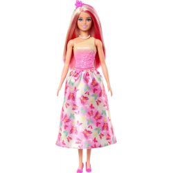HRR08 LALKA BARBIE W SUKIENCE KSIĘŻNICZKA RÓŻOWO-BLOND WŁOSY