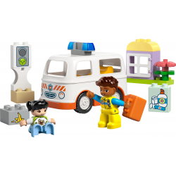 010447 LEGO DUPLO KARETKA Z KIEROWCĄ