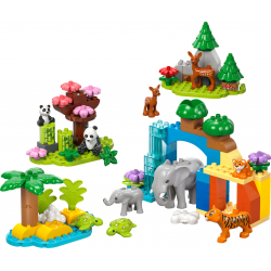 010446 LEGO DUPLO RODZINY DZIKICH ZWIERZĄT 3W1
