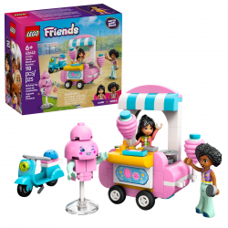 42643 LEGO FRIENDS STOISKO Z WATĄ CUKROWĄ I SKUTER