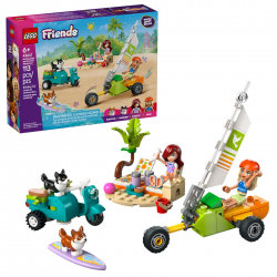 42641 LEGO FRIENDS PRZYGODA Z SURFUJĄCYMI PSAMI I SKUTEREM