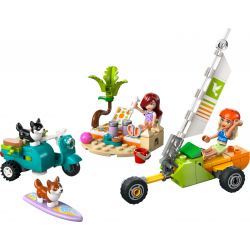 42641 LEGO FRIENDS PRZYGODA Z SURFUJĄCYMI PSAMI I SKUTEREM