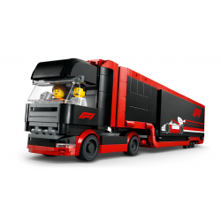 60445 LEGO CITY F1 CIĘŻARÓWKA Z BOLIDAMI RB20 I AMR24 F1