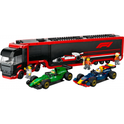 60445 LEGO CITY F1 CIĘŻARÓWKA Z BOLIDAMI RB20 I AMR24 F1
