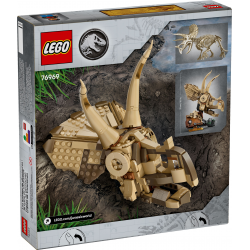 076969 LEGO JURASSIC WORLD SZKIELETY DINOZAURÓW CZASZKA TRICERATOPSA