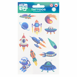 671759 NAKLEJKI TATUAŻE KOSMOS TATUAŻ TATTOO