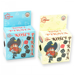 272007 ABINO GRA KOŚCI PIRACKIE PIRAT KOSTKI