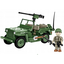 2296 COBI KLOCKI POJAZD JEEP WILLYS HC WWII