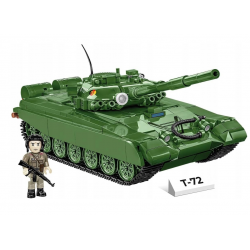 2625 COBI KLOCKI CZOŁG ARMED FORCES T-72 (EAST GERMANY/SOVIET)