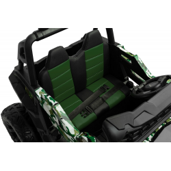 POJAZD NA AKUMULATOR SAMOCHÓD TERENOWY TIMUS CAMO NAPĘD 4X4
