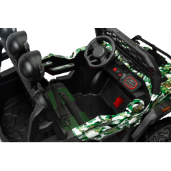 POJAZD NA AKUMULATOR SAMOCHÓD TERENOWY TIMUS CAMO NAPĘD 4X4