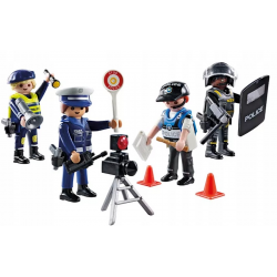 071730 PLAYMOBIL ZESTAW FIGUREK POLICJANTÓW POLICJA
