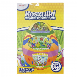 703908 KOSZULKI TERMOKURCZLIWE NA JAJKA WIELKANOCNE 5x15 cm MIX