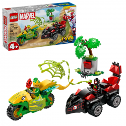 11198 LEGO MARVEL POŚCIG SPINA ZA ELECTRO W DINOPOJEŹDZIE