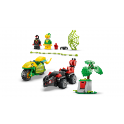 11198 LEGO MARVEL POŚCIG SPINA ZA ELECTRO W DINOPOJEŹDZIE