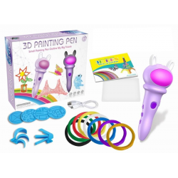 293838 MAGICZNY DŁUGOPIS 3D KRÓLIK FIOLETOWY