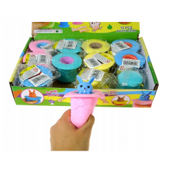 584440 SQUISHY GNIOTEK KRÓLIK W KAPELUSZU RÓŻNE KOLORY