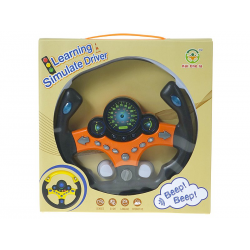 606586 INTERAKTYWNA KIEROWNICA NA BATERIE Z DŹWIĘKAMI