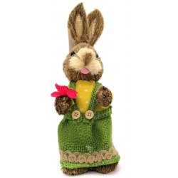 358973 SŁOMIANY ZAJĄCZEK ZAJĄC KRÓLICZEK WIELKANOC OZDOBA